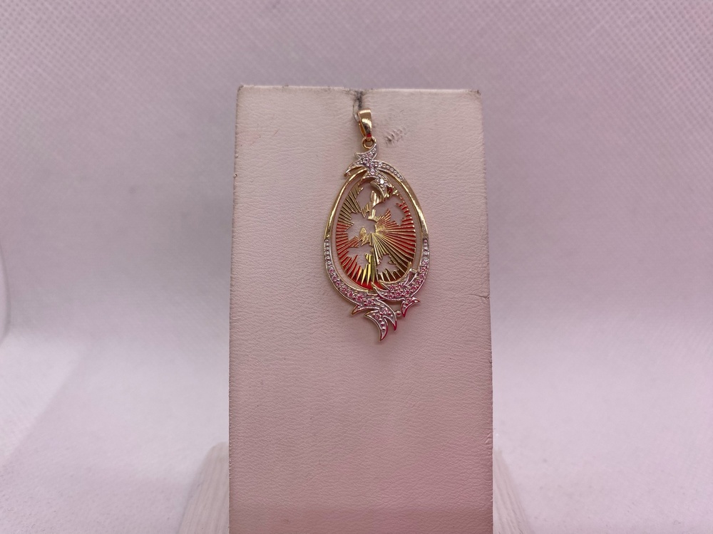 ПОДВЕСКА С КАМНЯМИ (Au 585)