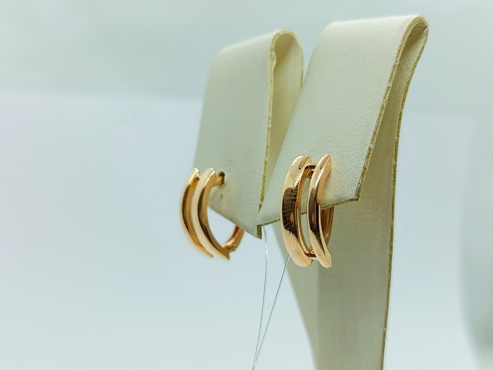 СЕРЬГИ БЕЗ КАМНЯ (Au 585)