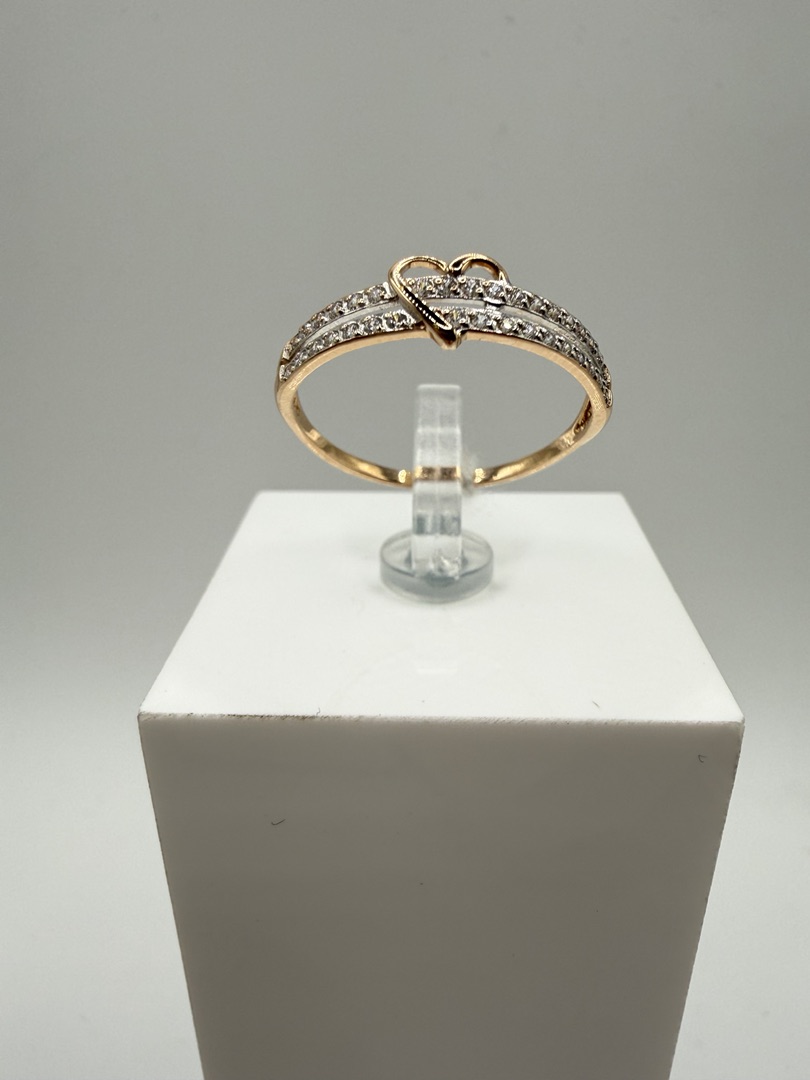 КОЛКМИ585 КОЛЬЦО С КАМНЯМИ (Au 585)