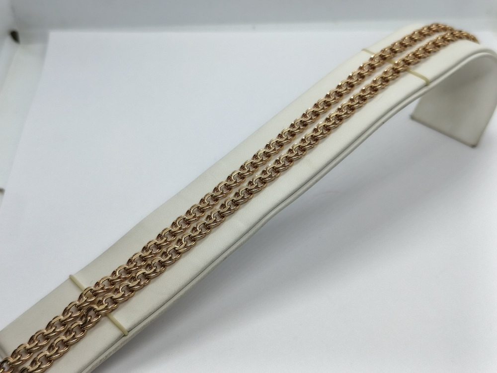 ЦПБС585 ЦЕПЬ ПУСТОТЕЛАЯ Бисмарк (Au 585)