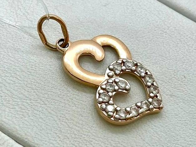 5826 ПОДВЕСКА С КАМНЯМИ (Au 585)