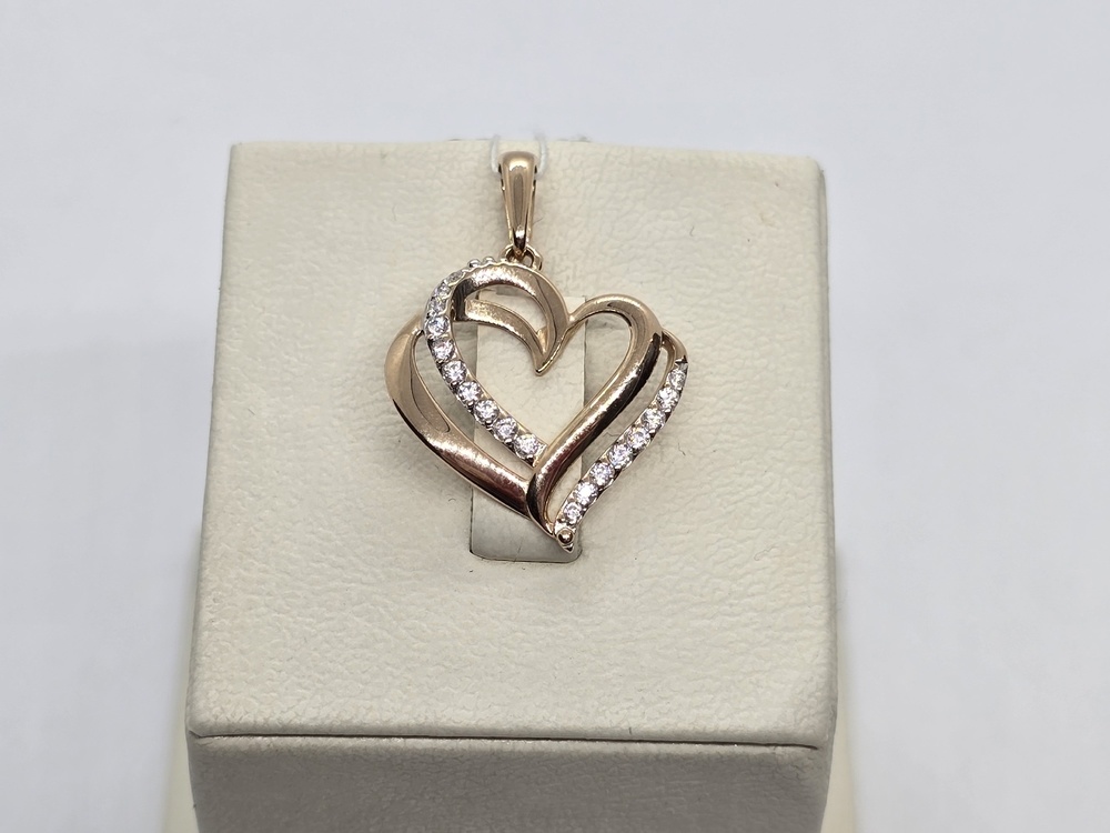 ПОДКМИ585 ПОДВЕСКА С КАМНЯМИ (Au 585)