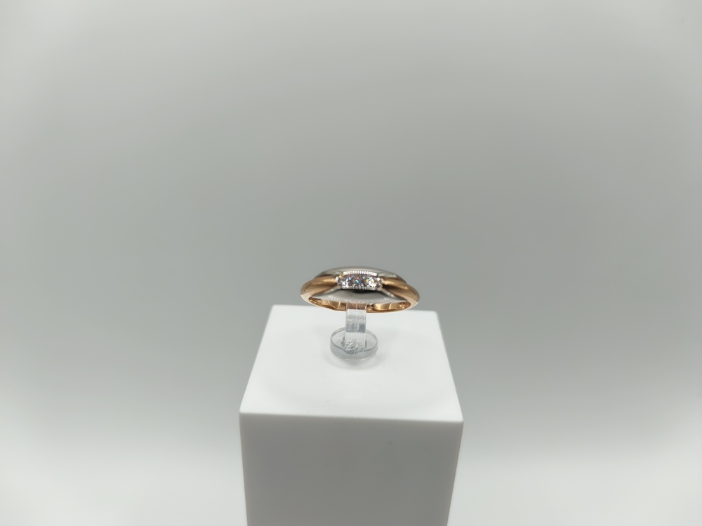 КОЛКМИ585 КОЛЬЦО С КАМНЯМИ (Au 585)