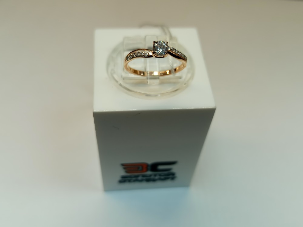 КОЛКМИ585 КОЛЬЦО С КАМНЯМИ (Au 585)