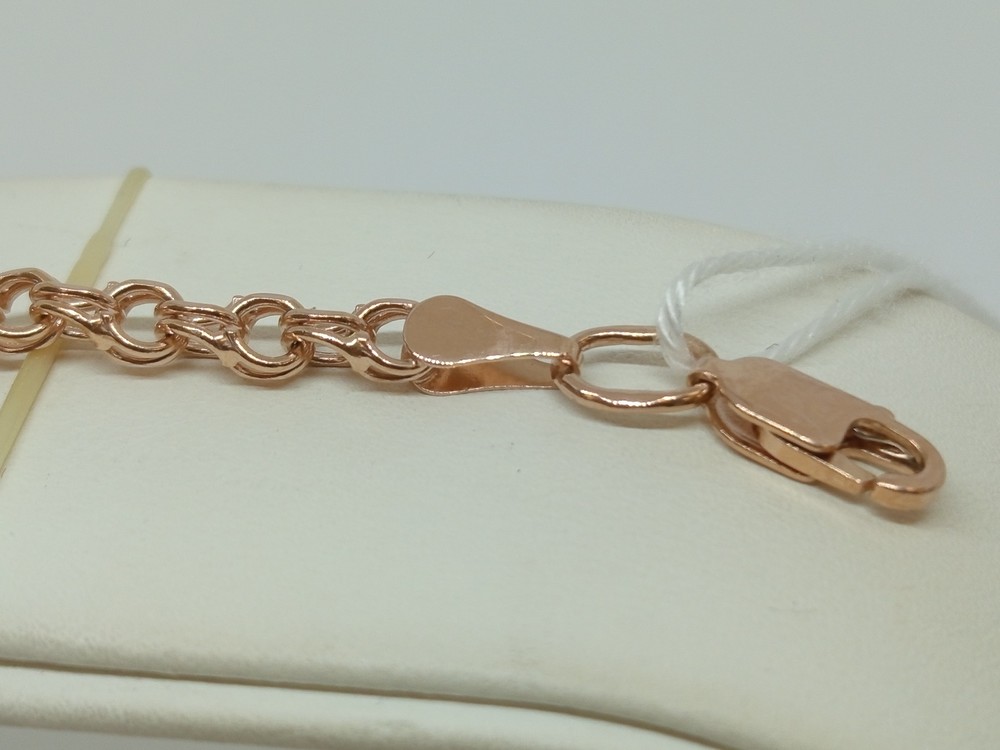 БЛБ585 БРАСЛЕТ ПОЛНОВЕСНЫЙ Бисмарк (Au 585)