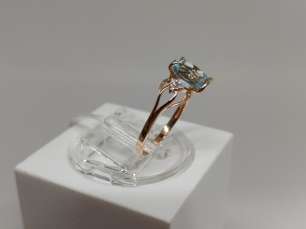 КОЛКМИ585 КОЛЬЦО С КАМНЯМИ (Au 585)