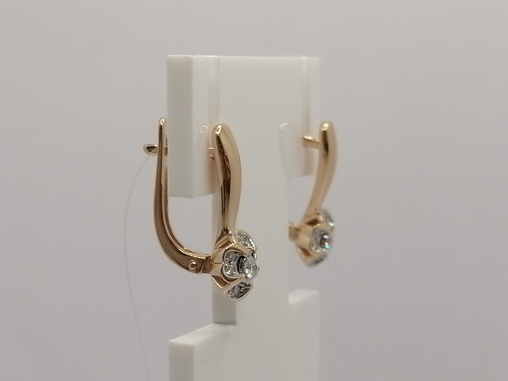 СЕРЬГИ БРИЛЛИАНТ (Au 585)