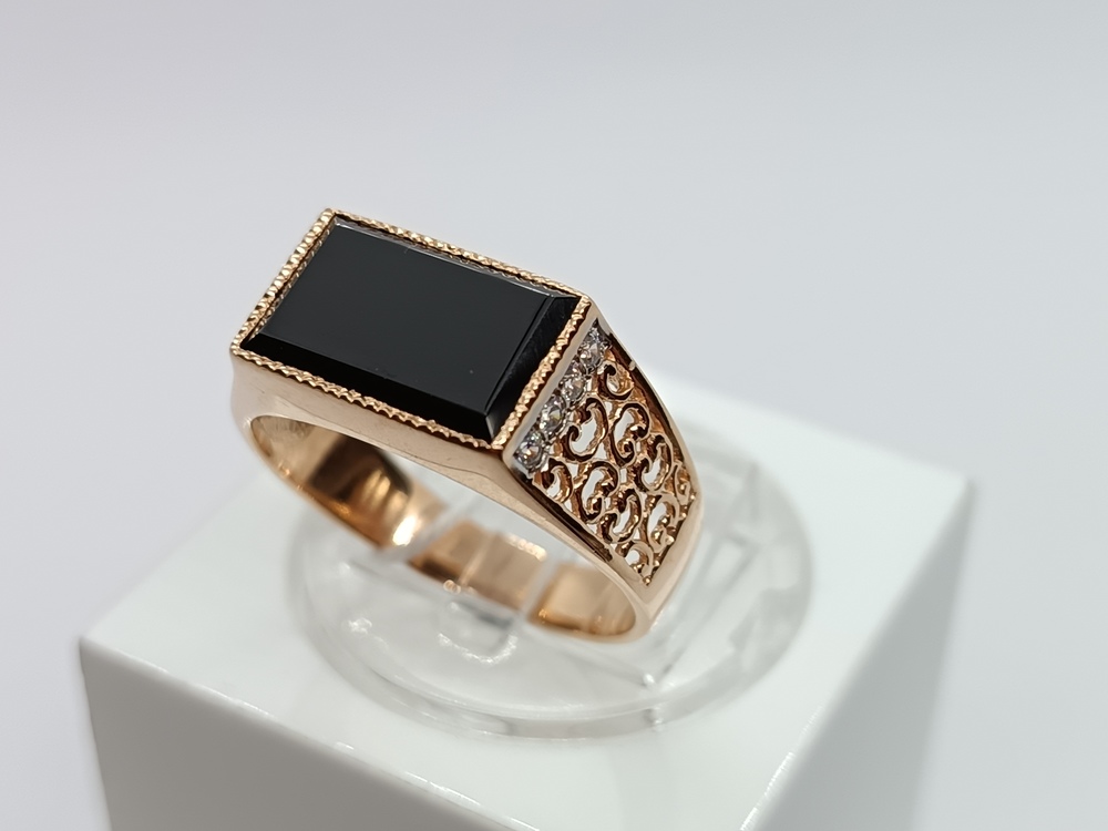 ПЕЧКМИ585 ПЕЧАТКА С КАМНЯМИ (Au 585)