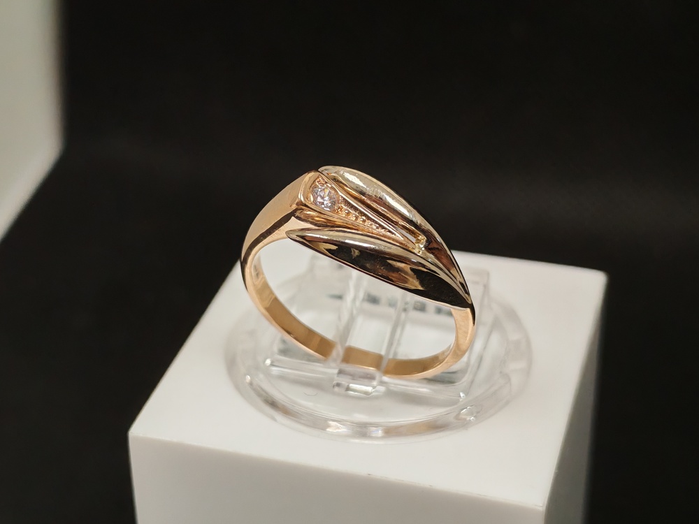 КОЛЬЦО С КАМНЕМ (Au 585)