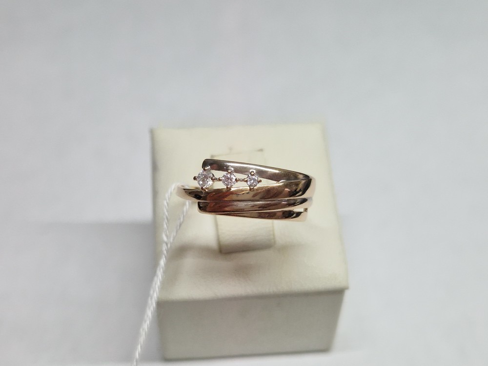 КОЛКМИ585 КОЛЬЦО С КАМНЯМИ (Au 585)