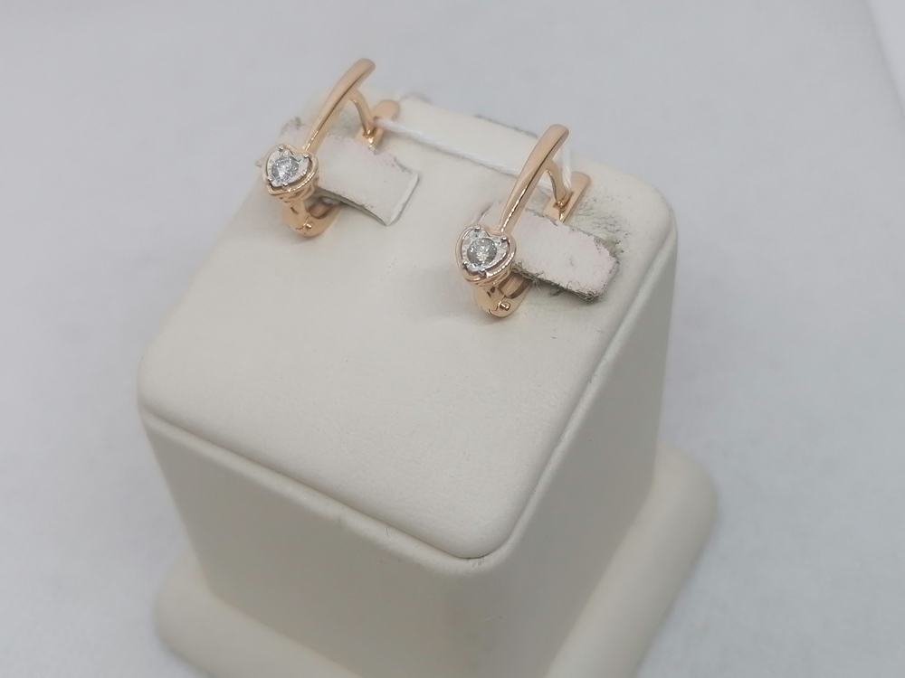 СЕРЬГИ БРИЛЛИАНТ (Au 585)