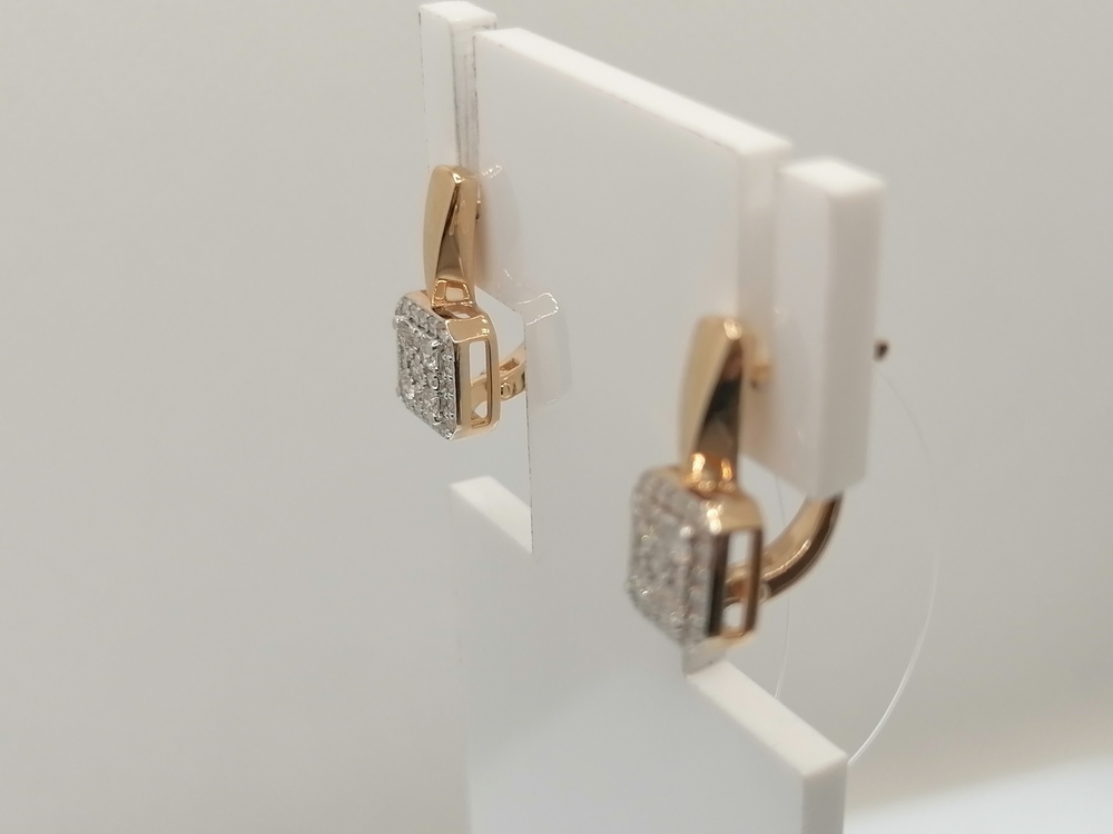 СЕРЬГИ БРИЛЛИАНТ (Au 585)