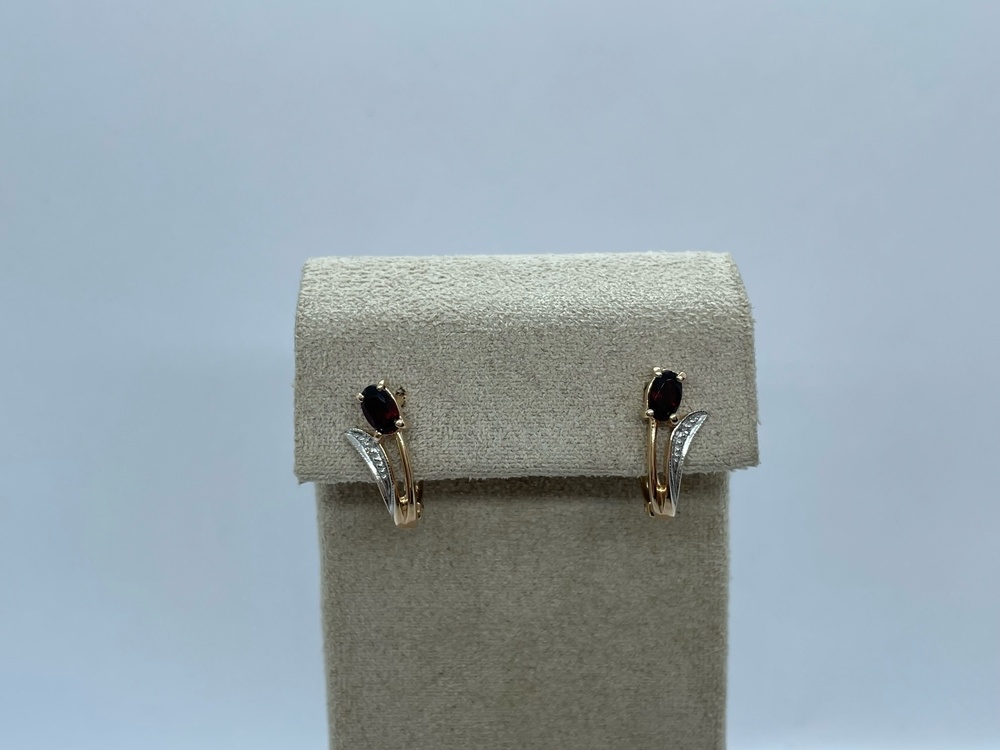 СЕРЬГИ С КАМНЯМИ (Au 585)