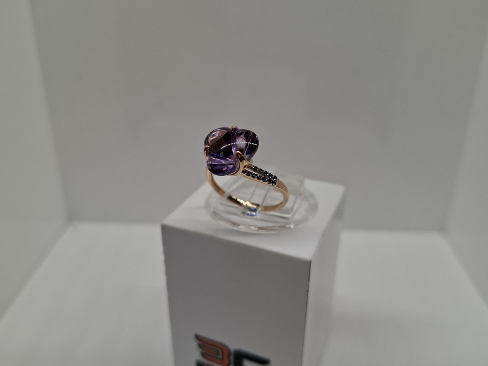 КОЛКМИ585 КОЛЬЦО С КАМНЯМИ (Au 585)