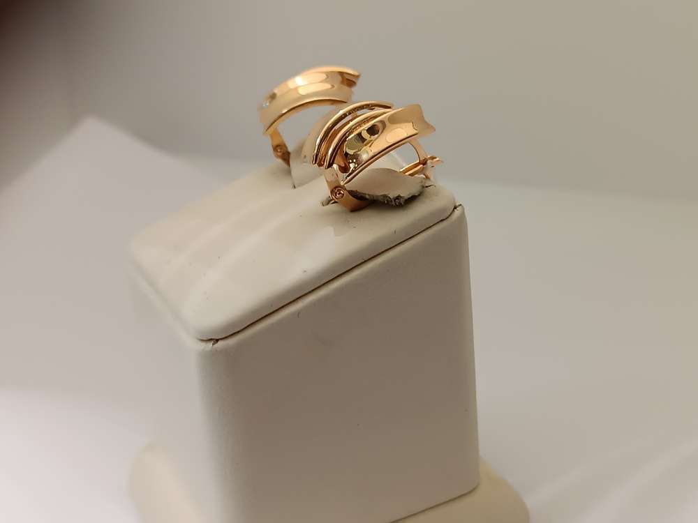 СЕРЬГИ БЕЗ КАМНЯ (Au 585)