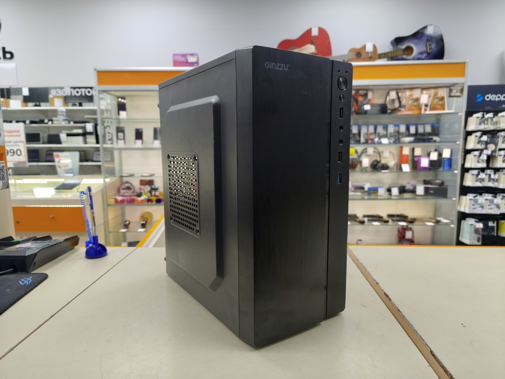 Системный блок Ginzzu; Core i3-10100, Intel UHD Graphics, 8 Гб, 512 GB, Нет