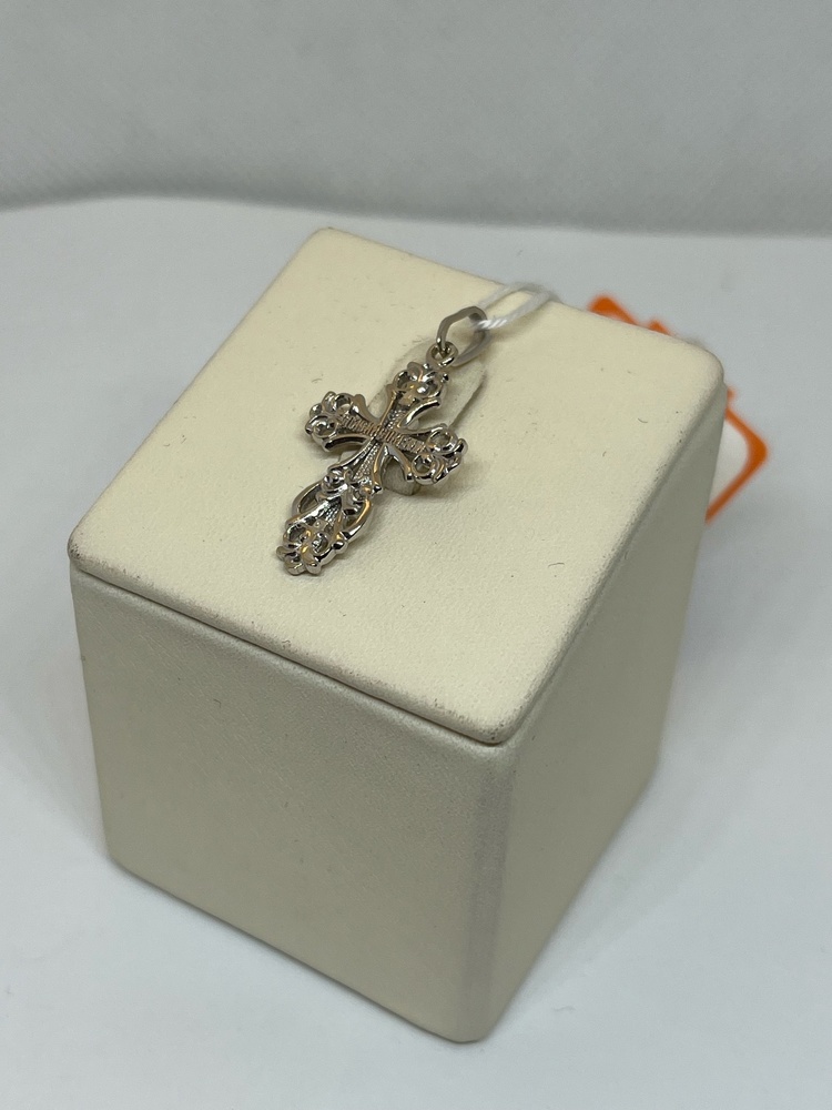 ПОДВЕСКА КРЕСТ БЕЗ КАМНЯ (Au 585)