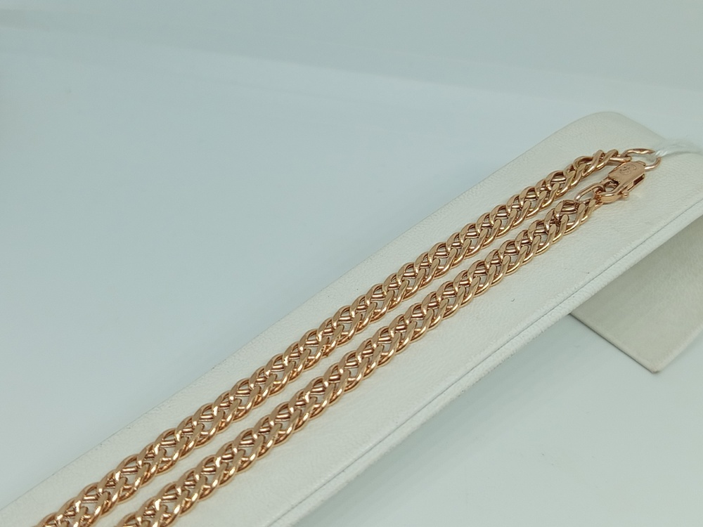 ЦПР2585 ЦЕПЬ ПУСТОТЕЛАЯ Ромб двойной (Au 585)