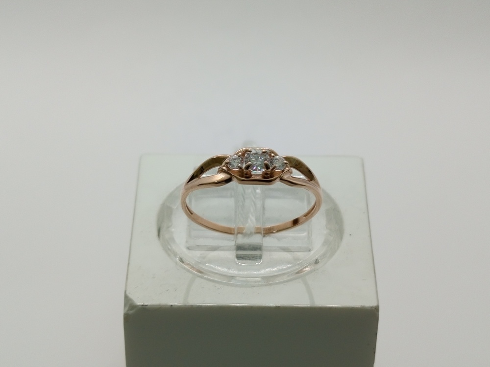 КОЛКМИ585 КОЛЬЦО С КАМНЯМИ (Au 585)