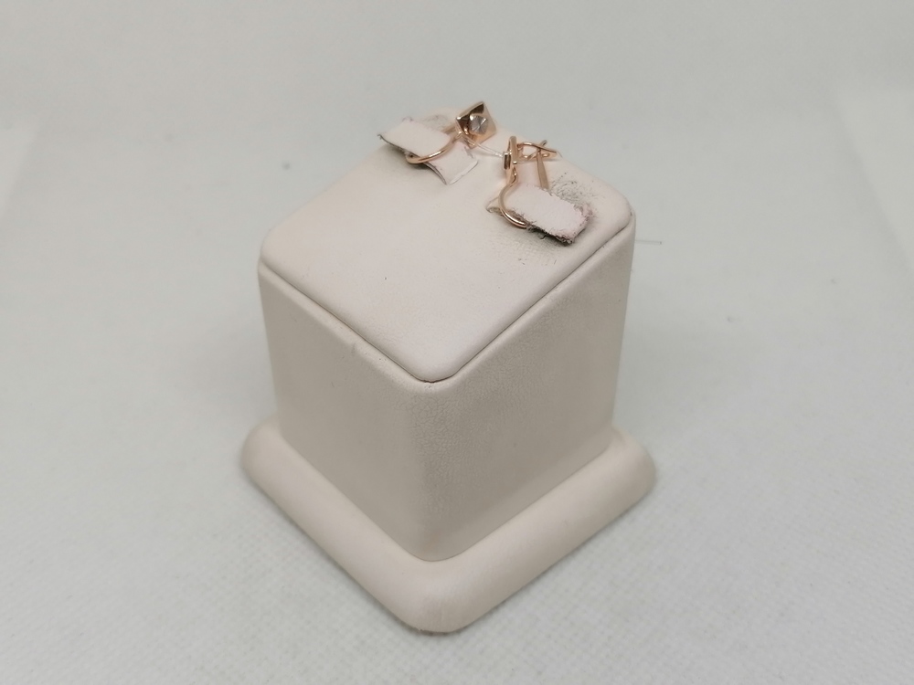 СЕРЬГИ ПЕТЕЛЬКА без камня (Au 585)