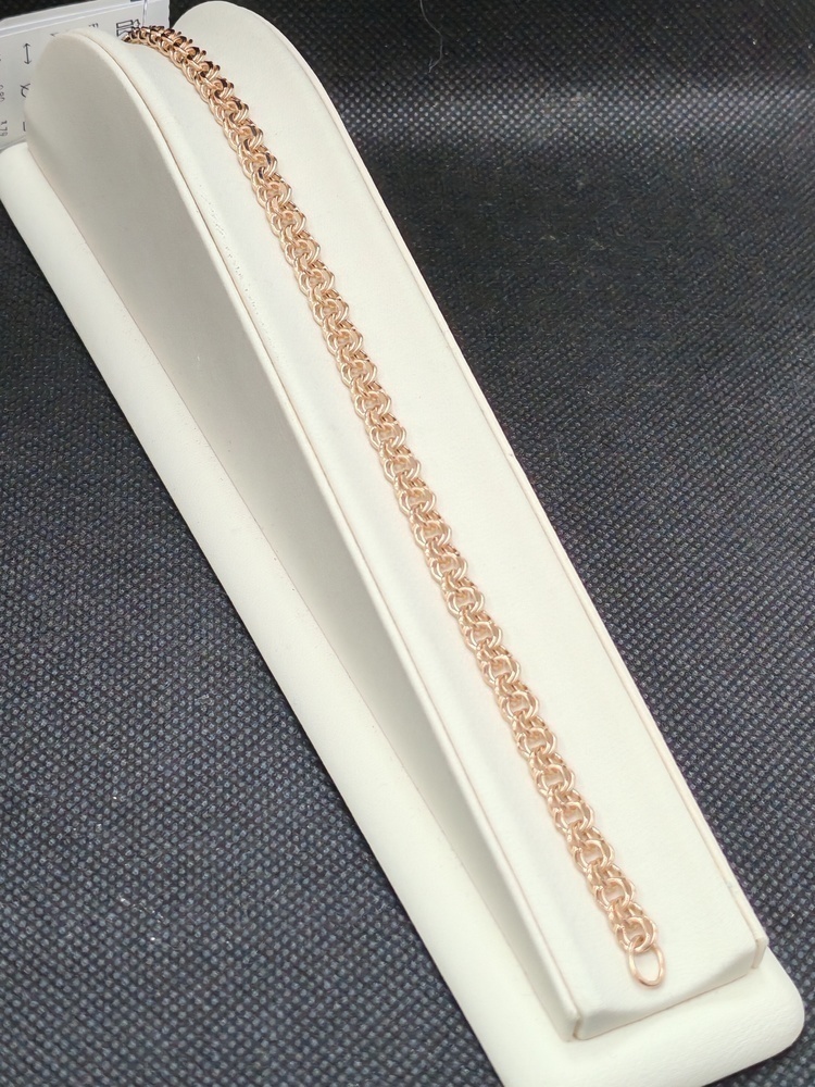 БРАСЛЕТ ПУСТОТЕЛЫЙ Бисмарк (Au 585)