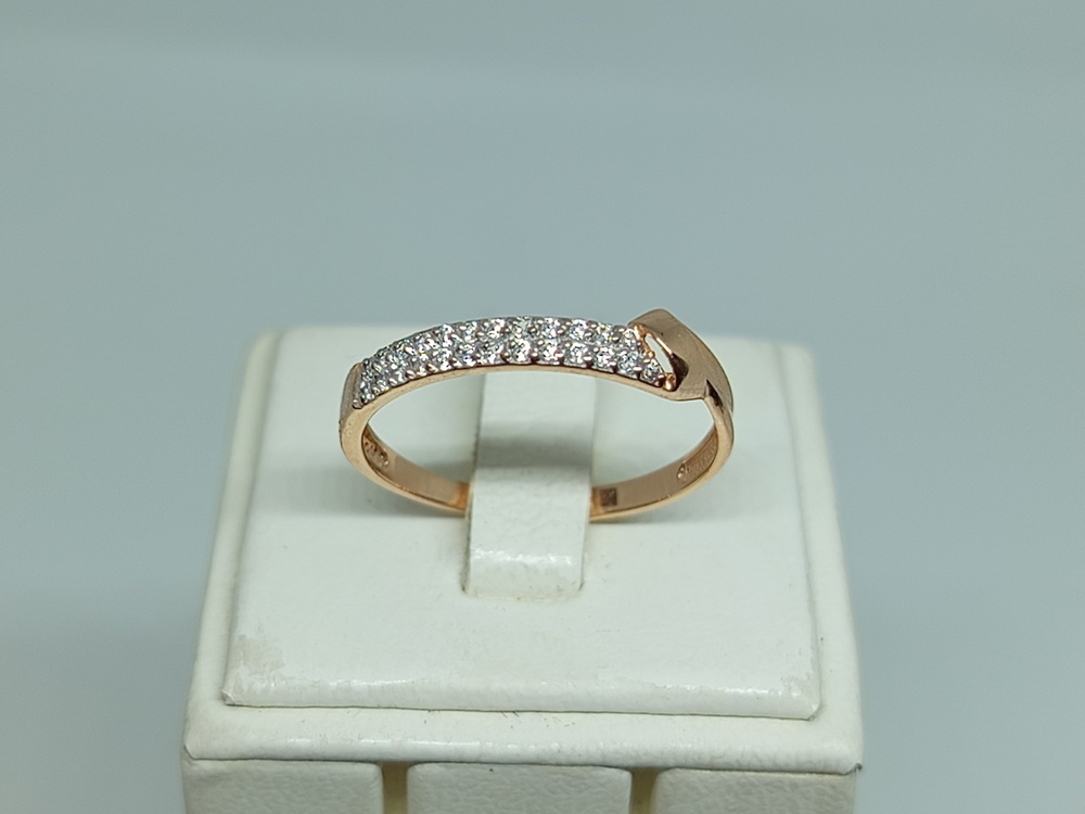 КОЛКМИ585 КОЛЬЦО С КАМНЯМИ (Au 585)
