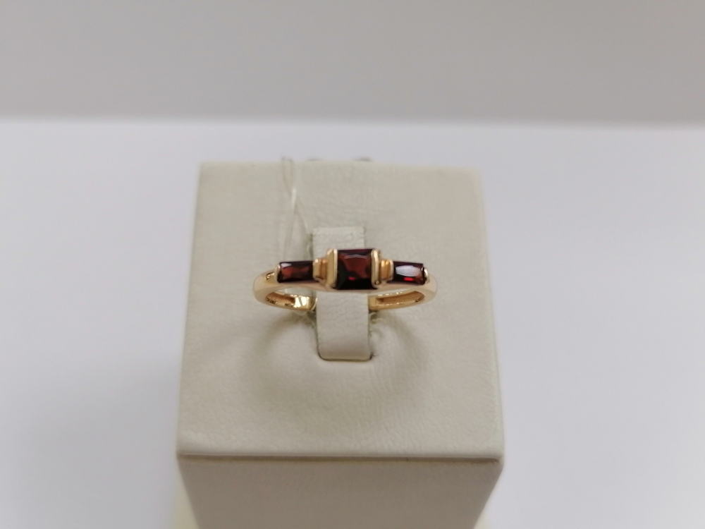 023191-1350 КОЛЬЦО ГРАНАТ (Au 585)