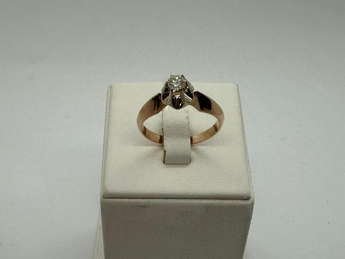 КОЛЬЦО БРИЛЛИАНТ Au 585