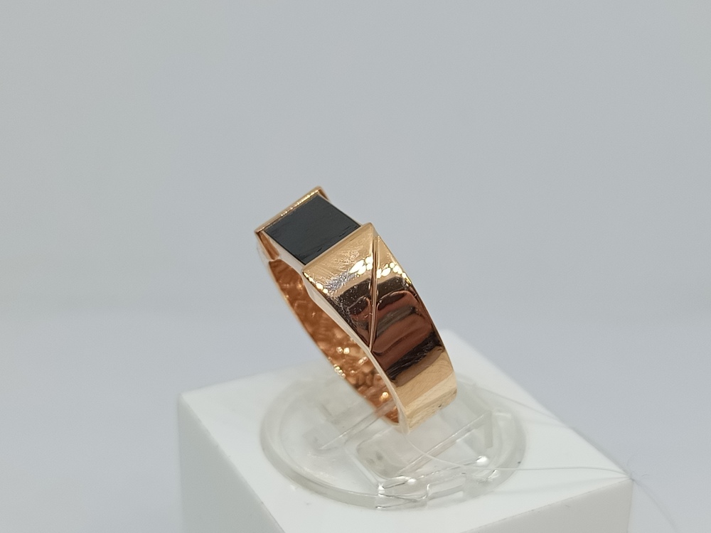 КОЛЬЦО ПЕЧАТКА с камнем (Au 585)