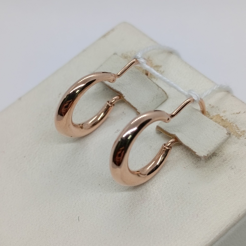 СБКМ583 СЕРЬГИ БЕЗ КАМНЯ (Au 583)