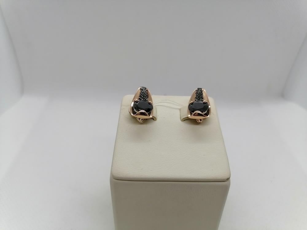 СЕРЬГИ С КАМНЯМИ (Au 585)