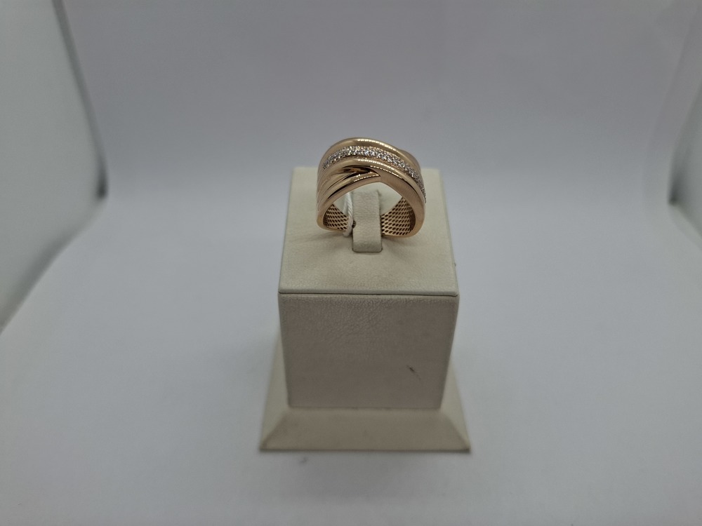 КОЛЬЦО С КАМНЯМИ (Au 585)