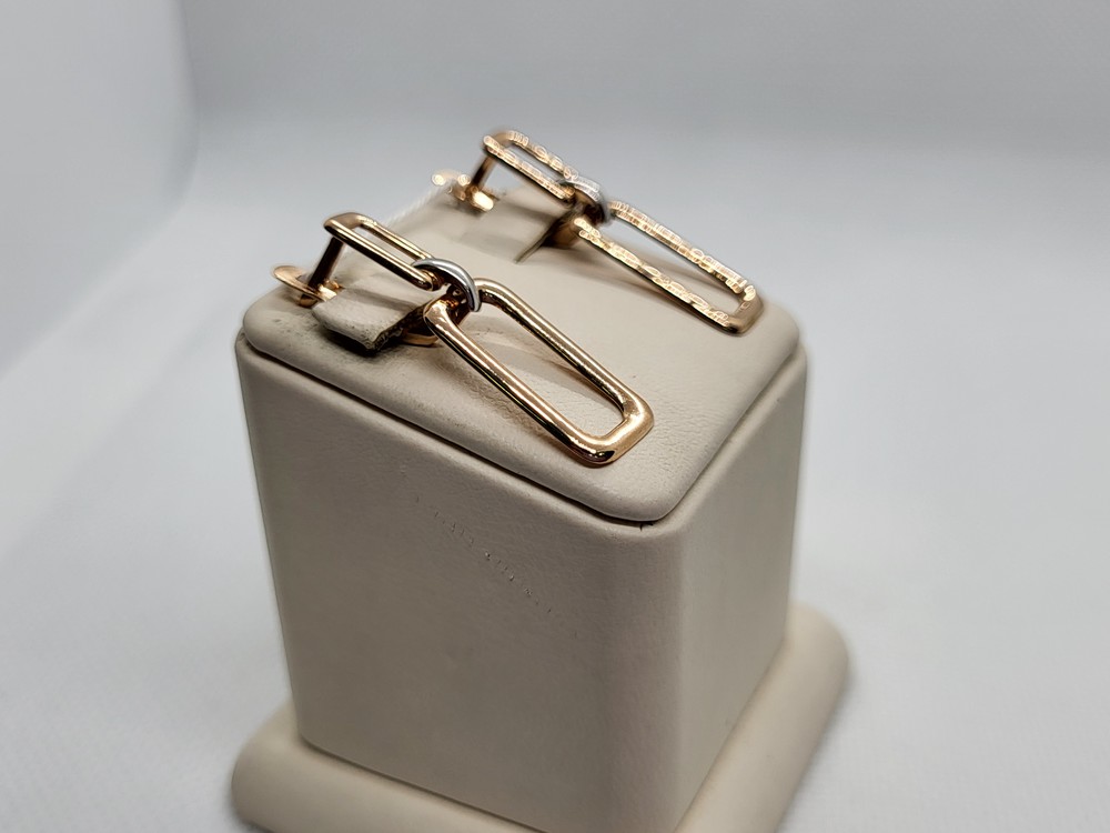 СБКМ585 СЕРЬГИ БЕЗ КАМНЯ (Au 585) СБКМ585 СЕРЬГИ БЕЗ КАМНЯ (Au 585)