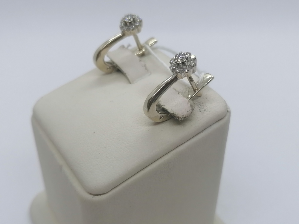 СЕРЬГИ БРИЛЛИАНТ (Au 585)