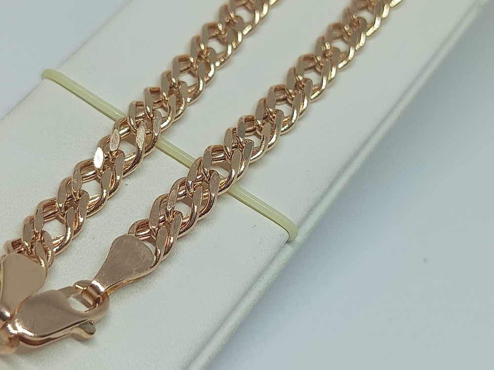 ЦЕПЬ ПУСТОТЕЛАЯ Ромб двойной (Au 585)