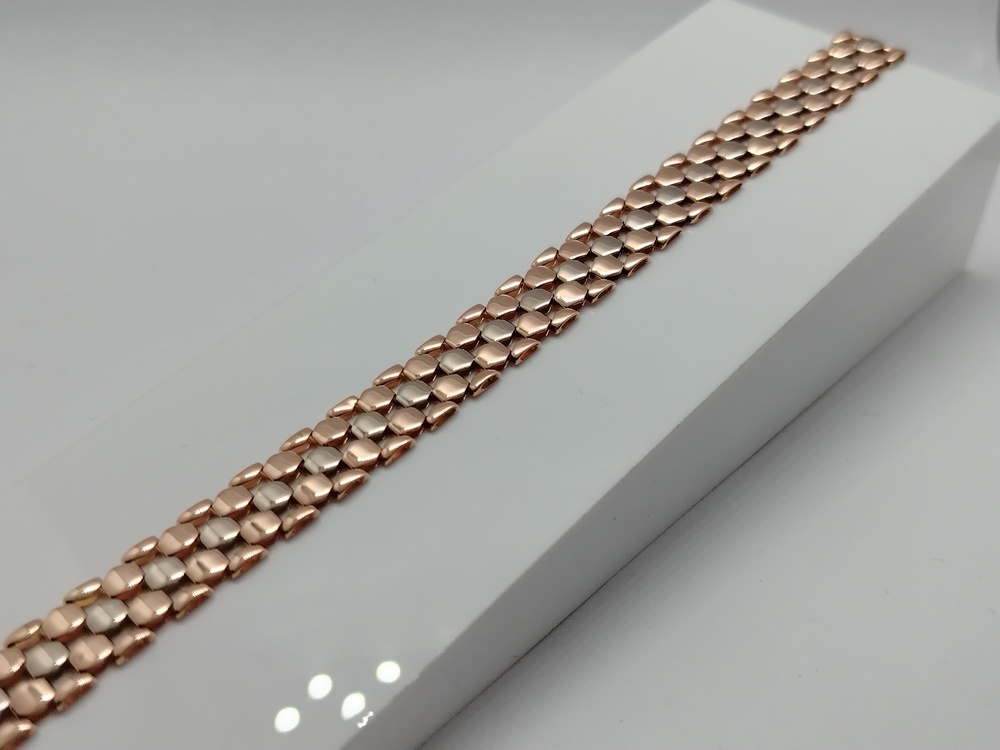 БРАСЛЕТ ПУСТОТЕЛЫЙ Фантазия Au 585