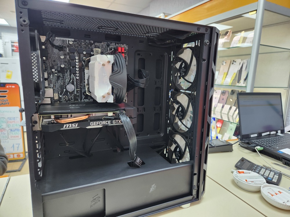 Системный блок Noname -; Ryzen 5 2600, GeForce GTX 1660 Ti, 16 Гб, 128 Гб, 1 Tb