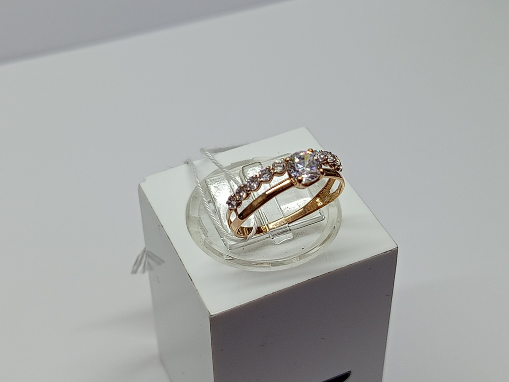 КОЛКМИ585 КОЛЬЦО С КАМНЯМИ (Au 585)