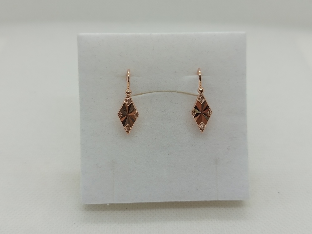 СБКМ583 СЕРЬГИ БЕЗ КАМНЯ (Au 583)