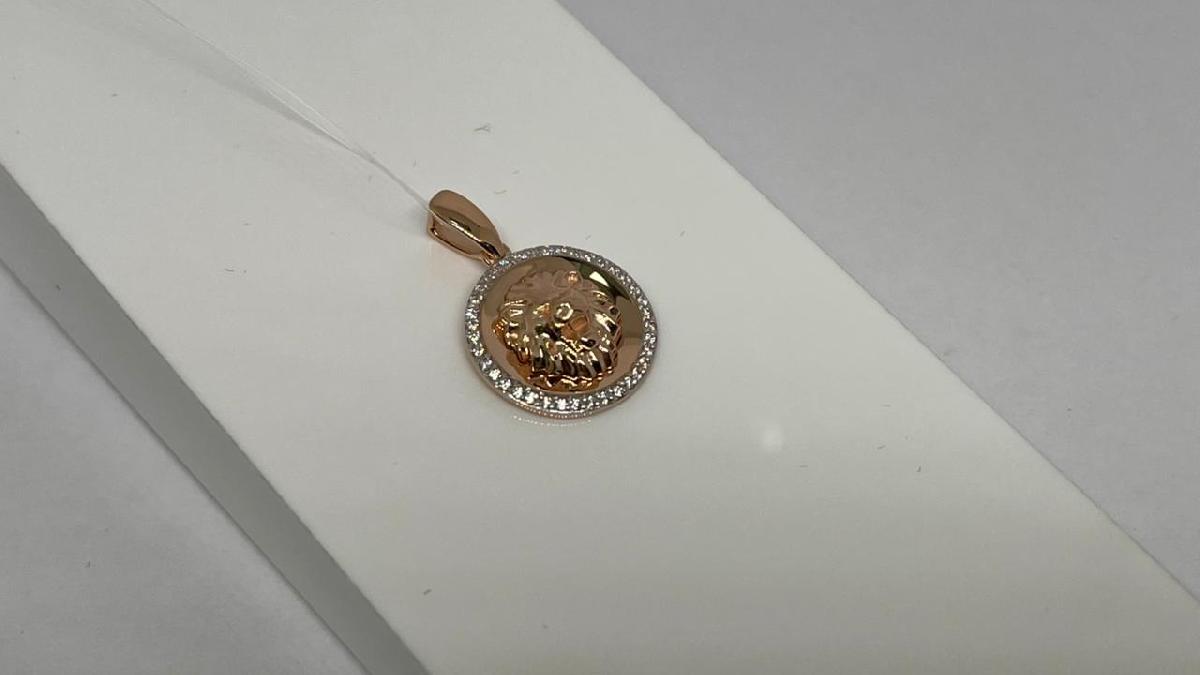 ПОДВЕСКА С КАМНЯМИ (Au 585)