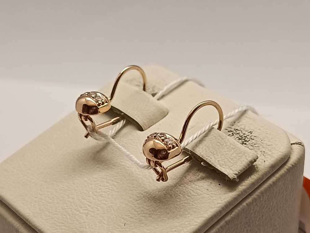 СЕРЬГИ С КАМНЯМИ (Au 585)