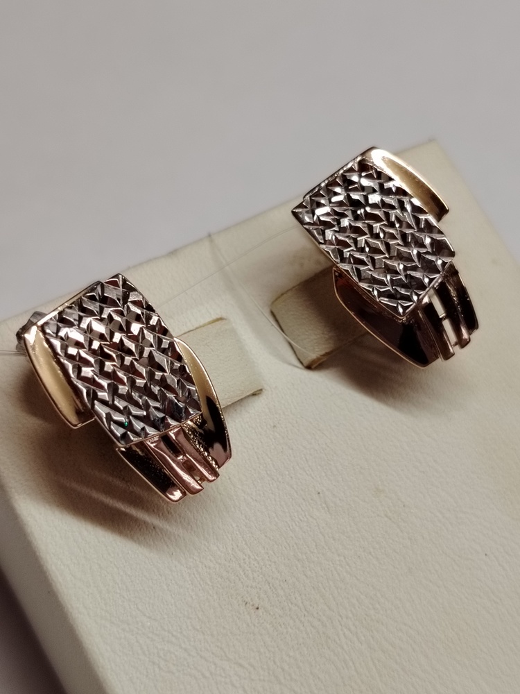 СЕРЬГИ БЕЗ КАМНЯ (Au 585)