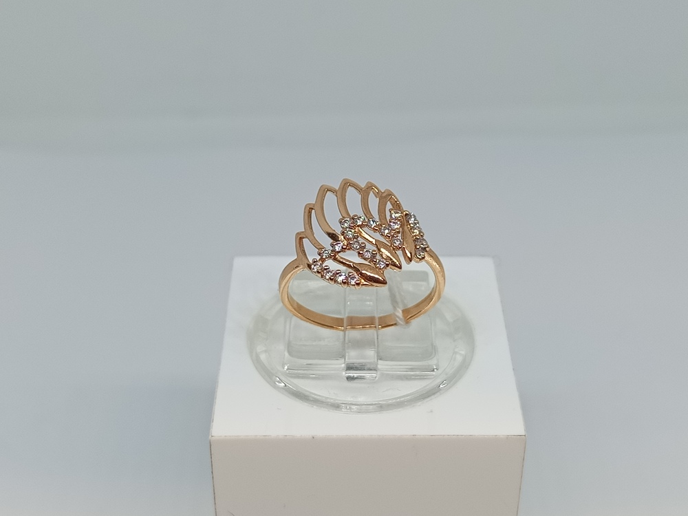 КОЛКМИ585 КОЛЬЦО С КАМНЯМИ (Au 585)