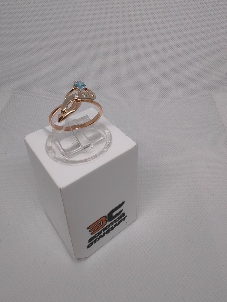 КОЛКМИ585 КОЛЬЦО С КАМНЯМИ (Au 585)