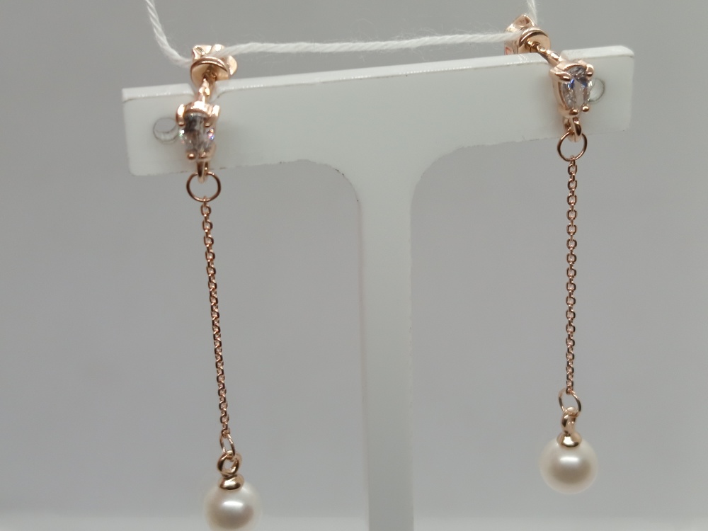 СПУС585 СЕРЬГИ ПУСЕТЫ (Au 585)