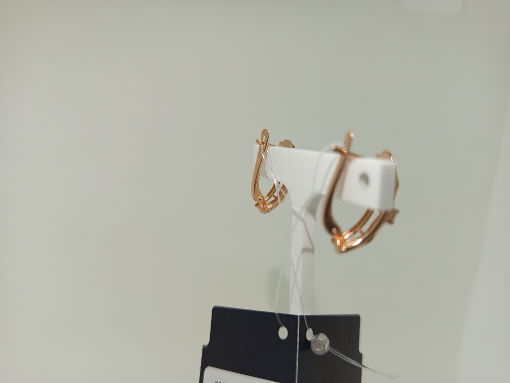 СЕРЬГИ С КАМНЕМ (Au 585)