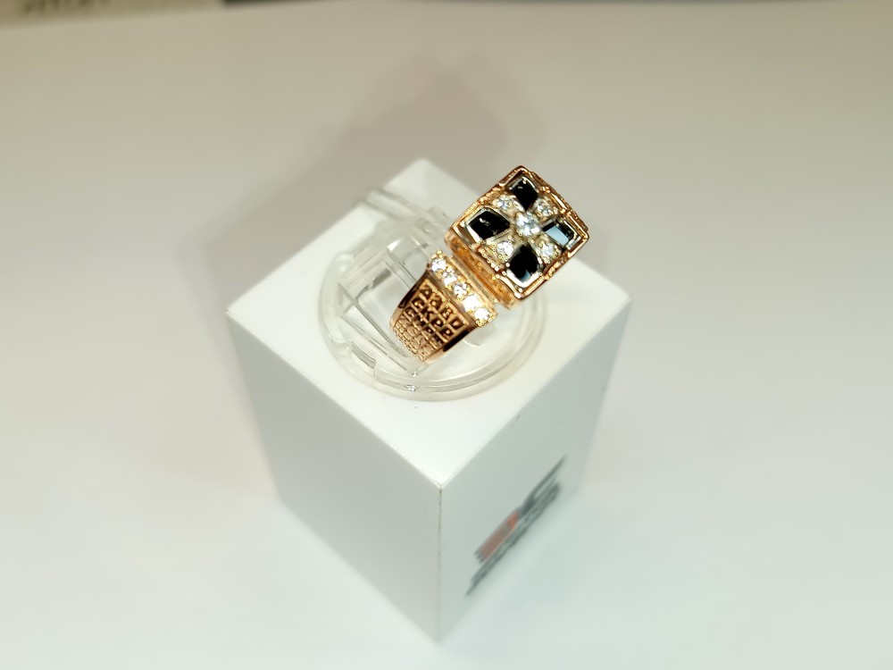 ПЕЧАТКА С КАМНЯМИ (Au 585)