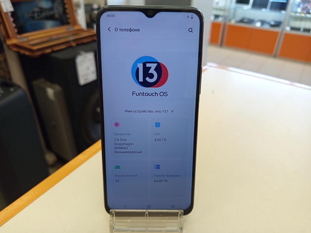 Смартфон Vivo Y31 4/64