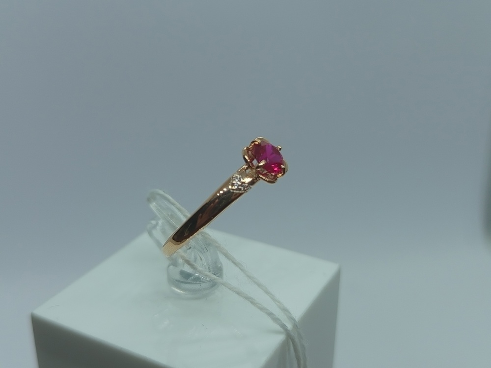 КОЛКМИ585 КОЛЬЦО С КАМНЯМИ (Au 585)