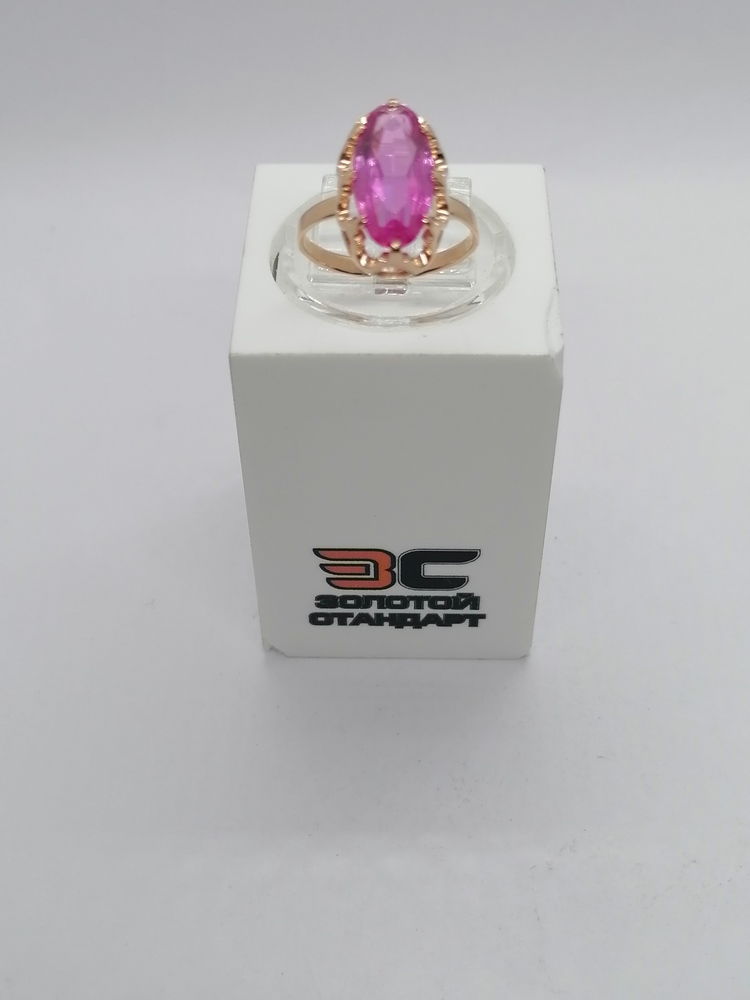 КОЛКМ583 КОЛЬЦО С КАМНЕМ (Au 583)